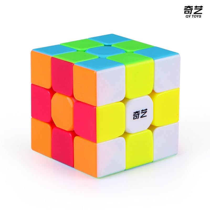 Logica Giochi - Cubo Magico 3x3 Warrior S - Senza Adesivi - Cubo veloce e economico - Per speedcubers - Giochi intelligenti