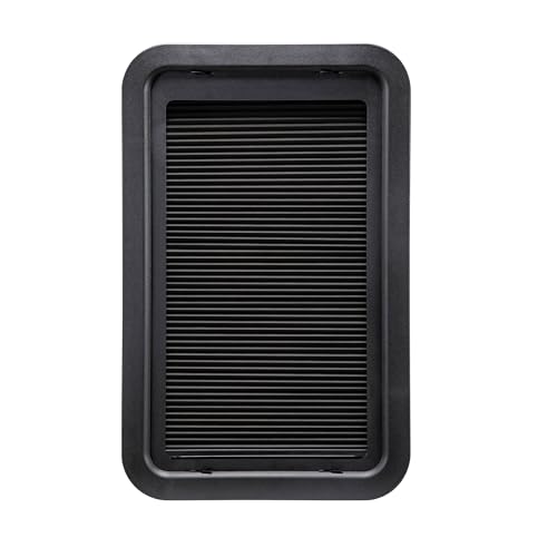 Lippert Thin Shade EcoCell Complete RV Window Kit for Entry Doors with Frame Tinted Glass Horizontal Blind Sun-Blocking Protection Easy Sliding Operation Quick Installation - 2025009148