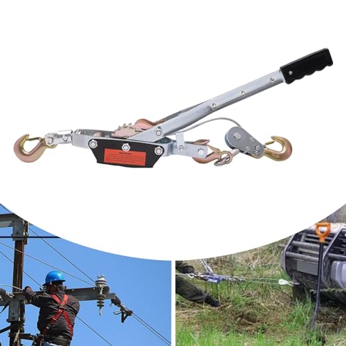 Cabrestante eléctrico 5 toneladas con cable y 3 ganchos miniatura 3