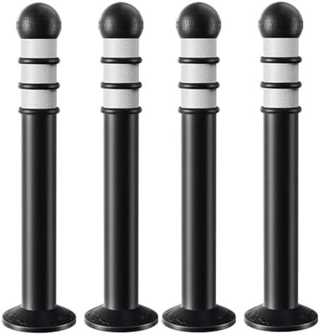 Portable Traffic Safety Cones with Reflective Collars for Parking Lot & Crowd Control - Durable, Lightweight, Ideal for Events, Road Safety, and Outdoor Use (1 Pack)