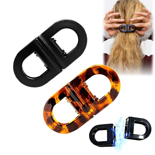 Magnetic Hair Clips – Strong Hold No-Slip Magnetic Hair Styling Clips, Seamless 2-in-1 Design for Easy Everyday Hairstyles, Gentle on All Hair Types Strong Hold