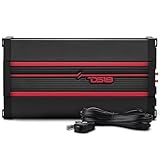 DS18 CANDY-X5B Amplifier in Black - Class D, 5 Channels, 2000 Watts Max, Digital, 1/2/4 Ohm, with Remote Subwoofer Level Controller - Compact Ampflier for Speakers in Car Audio System