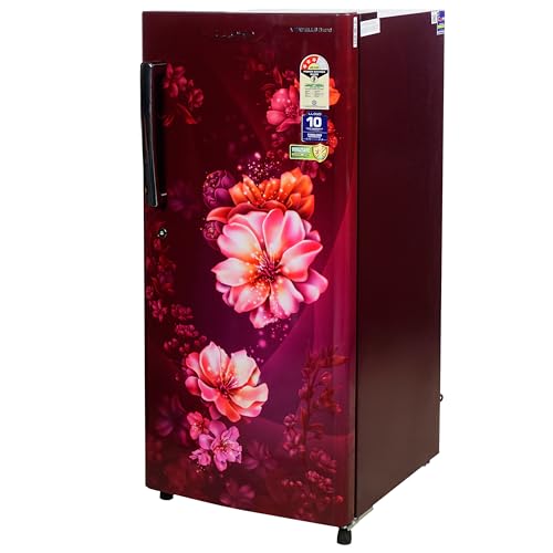 Image of Lloyd-Havells 188 Litre 3 Star Direct Cool Fast Ice Making Refrigerator (Cherry Blossom Wine, GLDC203SCWT2JC, Stabilizer Free Operation)