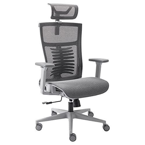 Melhor cadeira de escritório custo benefício: as 10 melhores em 2025 9 Cadeira de Escritorio Elements Vertta Cinza Pro (full mesh)
