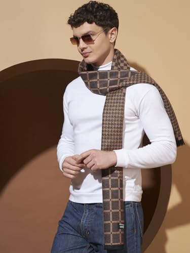 Image of Ravaiyaa - Attitude is everything Men's Reversible Stripe Pattern Winter Wool Scarf, Muffler 72 inchx12 inch Inch