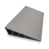 Türschwellenrampen, 100x8x2cm Schwellenrampe für Rollstuhl PVC Rollstuhlrampe rutschfeste Oberfläche Auffahrrampe Türschwellenrampe Saugroboter Türschwelle Rampe Grau