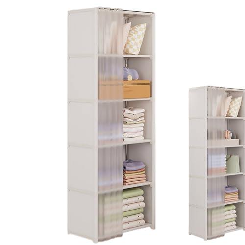 Chaqueta de ropa de armario - para estantes de ropa para ropa - - Organizador de almacenamiento para con cubierta de tela no tejida para dormitorio