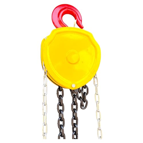 Image of BULLIFT 3 Ton Chain Block - 3 Meter Lift | Heavy-Duty Manual Chain Hoist for Industrial, Construction & Warehouse Lifting