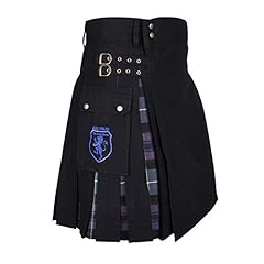 Black Cotton & Pride of Scotland Tartan