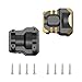 2Pcs TRX4M Brass Diff Cover 22g Differential Housing Front Rear Universal for 1/18 RC Crawler TRX4M Upgrades 97054 Defend 97074 Bronc