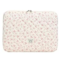 TECOOL Puffy Laptophoes 13 inch laptop voor 13 MacBook Air M3 M2 M1 2024 2022-2010, 13/14 MacBook Pro M3 M2 M1 2023 2022-2012, 13,3 inch HP Dell waterdicht, schokbestendig, tas/tas, beige
