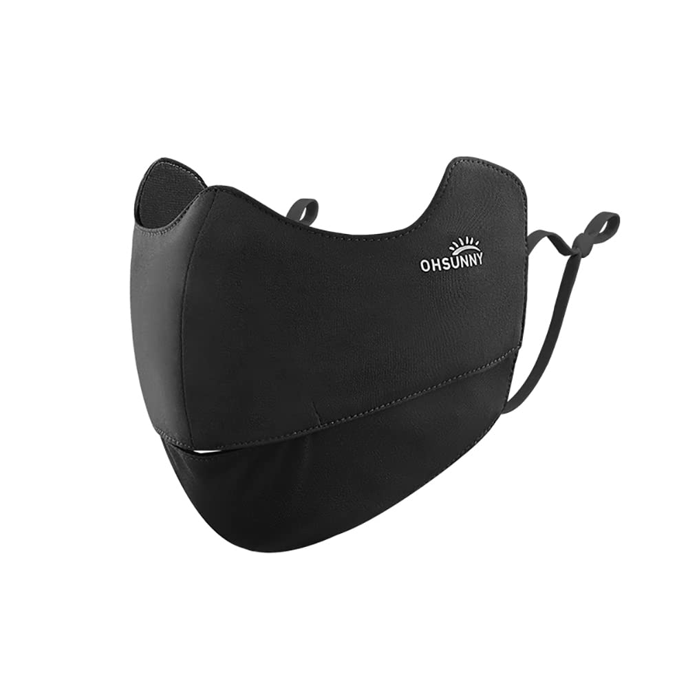 Sun Protection UPF 50+ UV Face Cover Summer Face Mask Neck Gaiter with Ear Loops SLN3M308