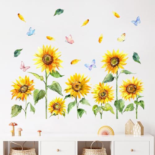 Vinilos Decorativos Sfaler de Pared Mfault Girasol miniatura 4