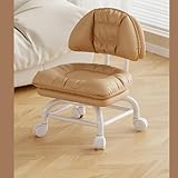 Photo Gallery juxdzishw marrone,d2 tier,roller seat in pelle pu con supporto a 3 strati e schienale sgabello rotante basso rotondo sgabello da terra con ruote universali per casa fitness sport sgabello pedicure Photo Gallery juxdzishw marrone,d2 tier,roller seat in pelle pu con supporto a 3 strati e schienale sgabello rotante basso rotondo sgabello da terra con ruote universali per casa fitness sport sgabello pedicure