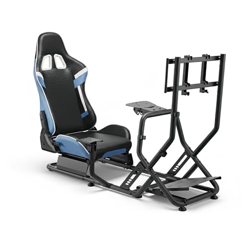 Simulateur de cabine de chaise de course - Entièrement réglable - Siège de course
