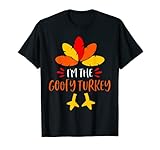 La camisa I'm the Goofy Turkey es la camisa perfecta para Acción de Gracias familiar Esta divertida camisa de Acción de Gracias cuenta con un diseño personalizado. Ideal para combinar con pijamas de Acción de Gracias para la familia o una divertida camisa de amigos para grupo de amigos
