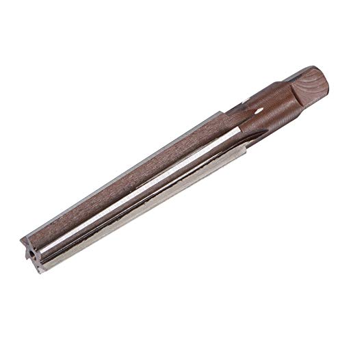 sourcing map MT2 Alésoir Conique Morse H8 Précision Carbone Outil Acier 6 Cannelures Droit Jarret Finition Alésoir à Main Coupeur Outil Fraisage