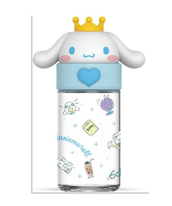 Netavantaj Lisanslı Kawaii Cinnamoroll Silikon Cam Şişe