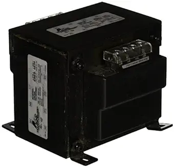 Acme Electric AE030350 AE Industrial Control Transformer, 1 Phase, 0.25 kVA, 50/60 Hz, 240 x 480 Primary Volts, 24 Secondary Volts, Group III, Steel, Black