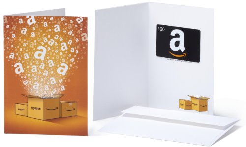 Amazon.com $20 Gift Card in a Greeting Card (Amazon Surprise Box Design)