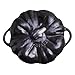 STAUB Cast Iron 3.5-qt Pumpkin Cocotte with Stainless Steel Knob - Black