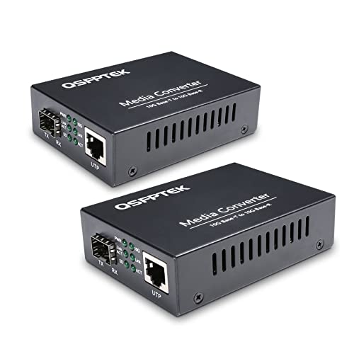 10G Media Converter: 10G Base-T to 10G SFP+ Fiber, unmanaged
