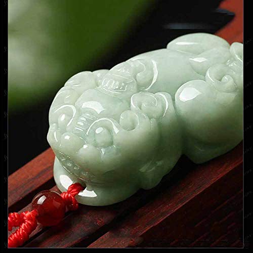 Collier pouple en jade naturel véritable : un pendentif artisanal d'exception