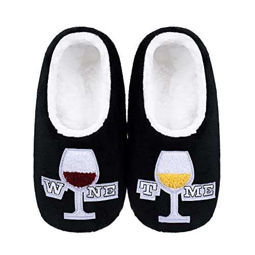 Zyzx Funny Slipper Socks For Women With Grippers Non Slip Winter Warm Soft Cozy House Cute Slippers Fleece Lining Indoor Fuzzy Socks Gifts Slippers #TOP10