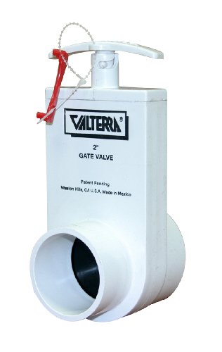 Valterra 2202X PVC Unibody Gate Valve, White, 2