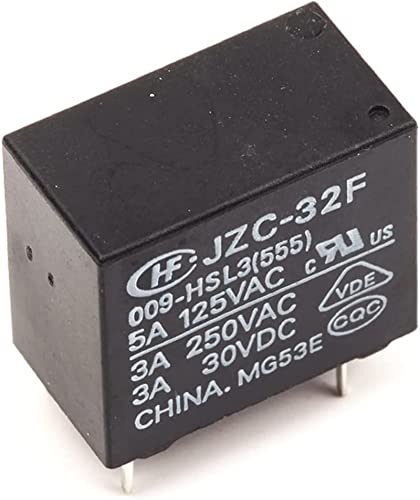 Relais de puissance HF32F-009-HS3 9V 5A pour circuits imprimés miniatures - 5