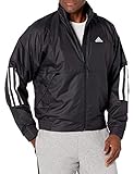 adidas Outdoor mens Back to School Light Jacket Black/White X-Large