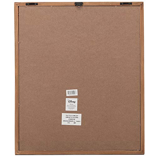 Open Road Brands Disney Winnie The Pooh Hundred Acre Wood Map Framed Wood Wall Decor - Vintage Winnie The Pooh Wall Art For Home Decorating #TOP2