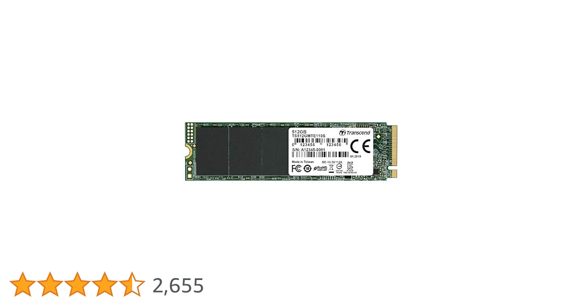Amazon.co.jp: トランセンドジャパン Transcend PCIe M.2 SSD
