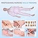 Medical Mannequin for Training, Multifunctional Patient Care Skills Training Manikin with 4 Decubitus Care Module & 8 Trauma Module & 16 Advanced Trauma Module for Nursing Teaching Education (Trauma)