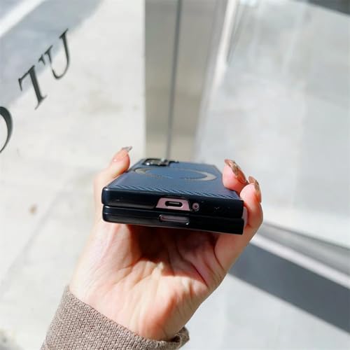 Coque Samsung Galaxy Z Fold3 en cuir et carbone luxe - 5