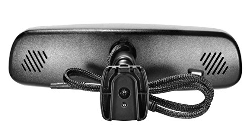 Image of Master Tailgaters 10.5 inch OEM Rear View Mirror with 4.3 inch LCD Screen + Compass & Temperature | Rearview Universal Fit Mount | Auto Adjusting Brightness LCD | Anti Glare | Full Original Mirror Replacement