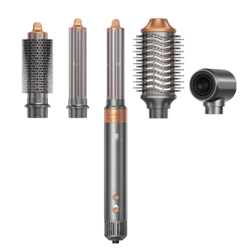 Image of Hot Air Brush Hair Styler, 6 in 1 Hair Dryer Brush Auto Wrap Curlers Frizz-Free Styling Tool for All Hair Types Fast Drying, Curling, Smoothing, Volumizing & Straightening with Negative Ion