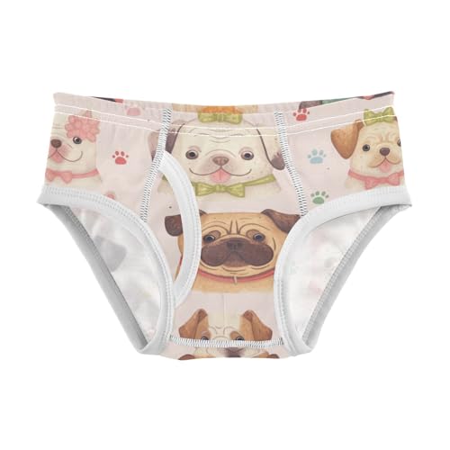 KLL Cute Dog Puppy Set Little Boys Comfort Briefs Underwear Breathable Children Panties