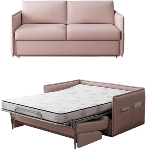 Sofá cama convertible con colchón de espuma viscoelástica extraíble para sala de estar y oficina en casa