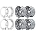 Speedway Motors GM Style 15x7" Rally Wheel Set, 4.25" Backspacing, RWD, Silver Finish, 70