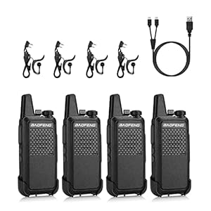 Baofeng GT-22 Walkie Talkie PMR 446 Radio 16 Kanalen Twee-weg Radio Oplaadbare USB-oplader 1500mAh Batterij Handheld…