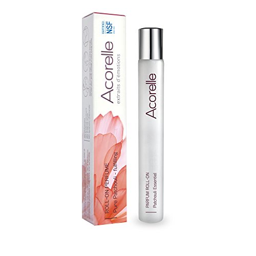 ACORELLE Perfume Roll On Pure Patchouli, 0.33 OZ