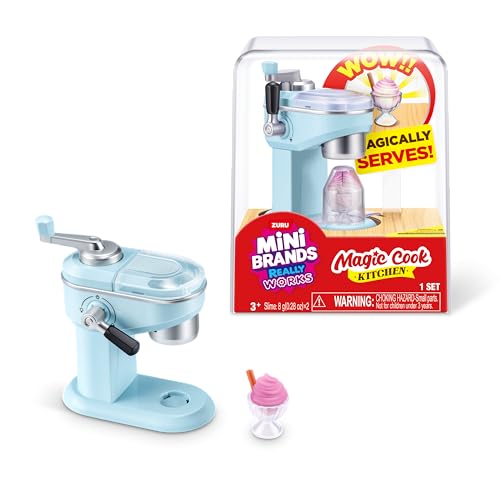 Mini Brands Really Works Magic Cook Kitchen Cápsula Serie 1 (Waffle Maker) de ZURU: Electrodomésticos Miniatura funcionales, Juguete Coleccionable Sorpresa para niños, Adolescentes y Adultos de 3+.