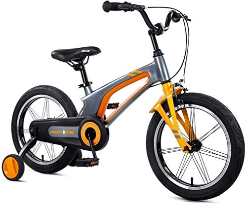 Vélo enfants 3 à 12 ans MU orange résistant aux chocs pour jeux intérieurs et extérieurs