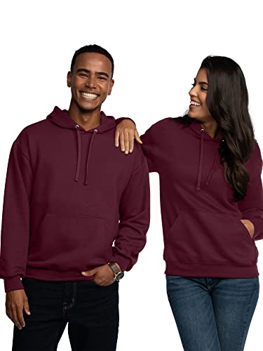 Fruit Of The Loom Mens Eversoft Fleece Sweatshirts & Hoodies Shirt, Pullover - Maroon, Small Us #TOP3