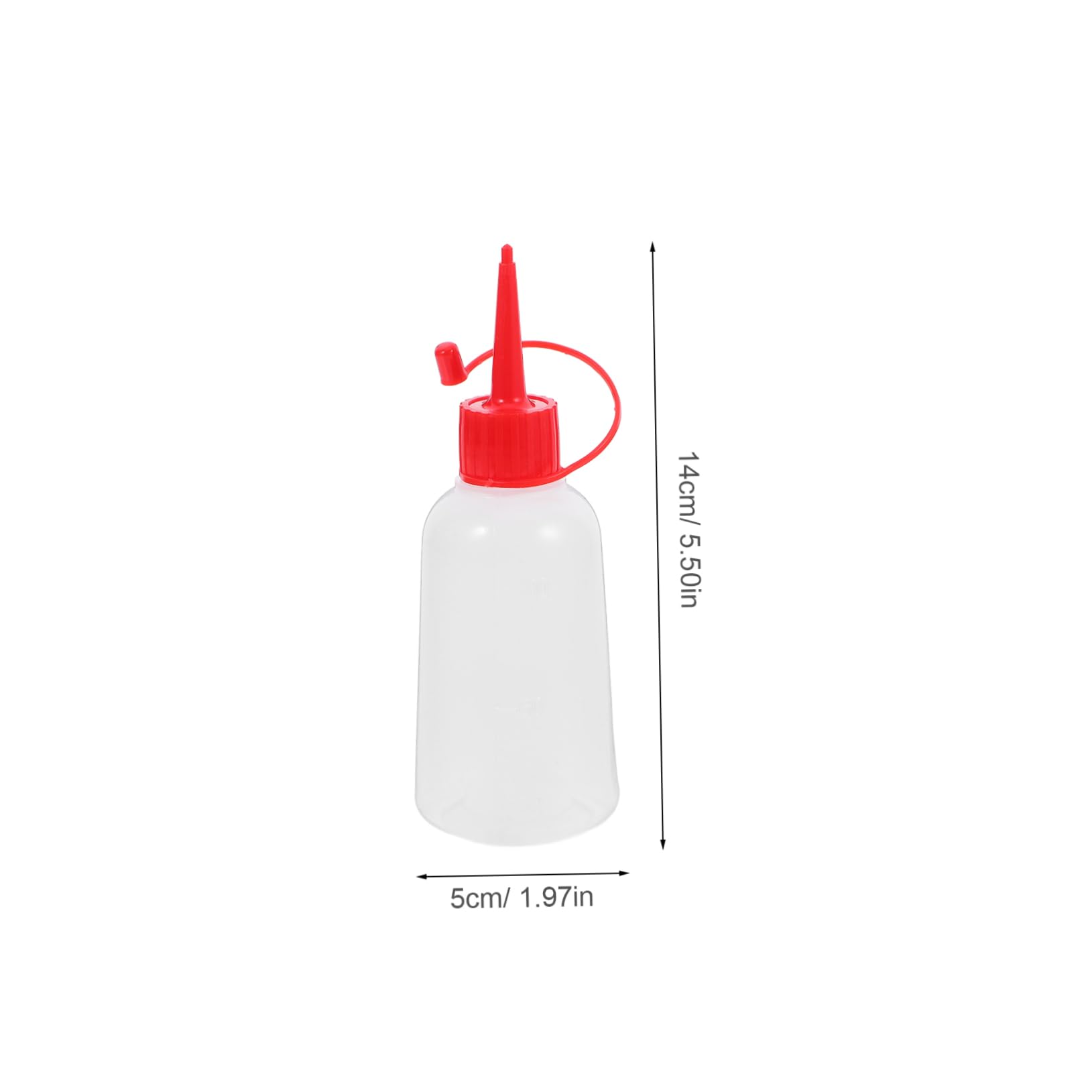 POPETPOP 40pièces Bouteilles Applicatrices Plastique Squeeze Flacons Avec Embout Pour Colle Gel Et Parfait Pour Tatouage Et