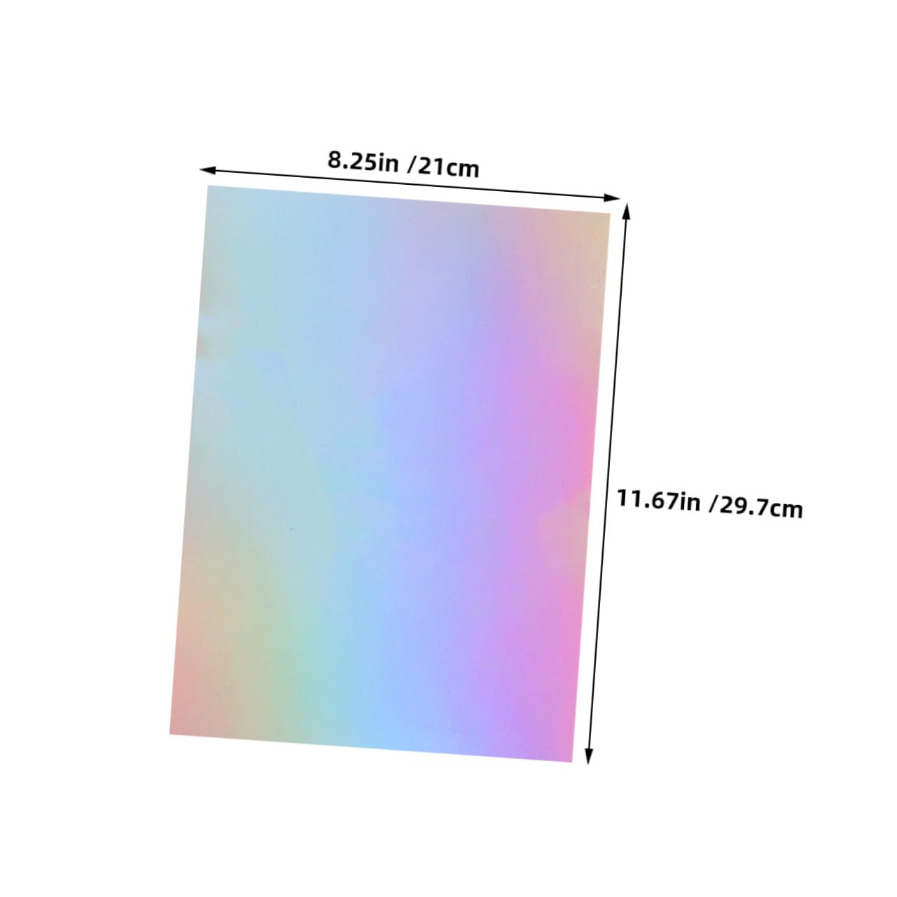 SHINEOFI 60 Piezas Papel Metálico Holográfico Cartulina Espejo Resistente para Manualidades DIY Colores Brillantes para Invitaciones Boda Fiesta Navidad