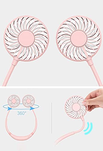 Ventilador de escritorio portátil mini para dormitorio de estudiantes con luz nocturna 3