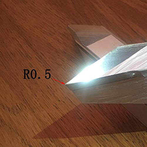 DIY Narzędzie do obróbki drewna Kolumna schodowa Poręcz Narzędzie tokarskie ze stopu Wteel Materiał do obróbki drewna CNC Tokarka narzędziowa (Kolor: 20x20x200MM R0.5)