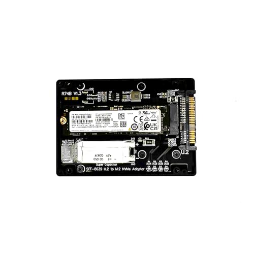 JMT ADT-R74 Caja Adaptadora M.2 MKey NVMe a U.2/U.3 SSD miniatura 4